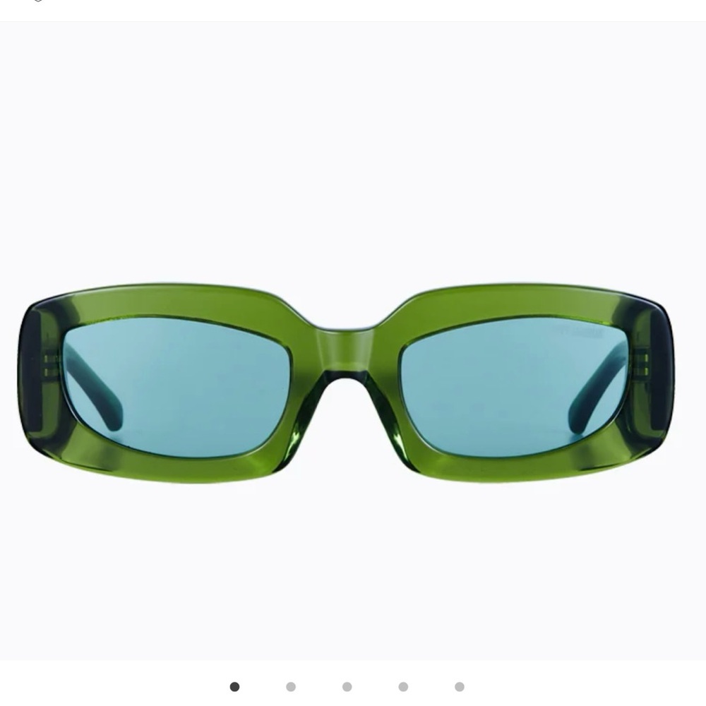 NWT Poppy Lissiman Stevie Sunglasses in Forest Green